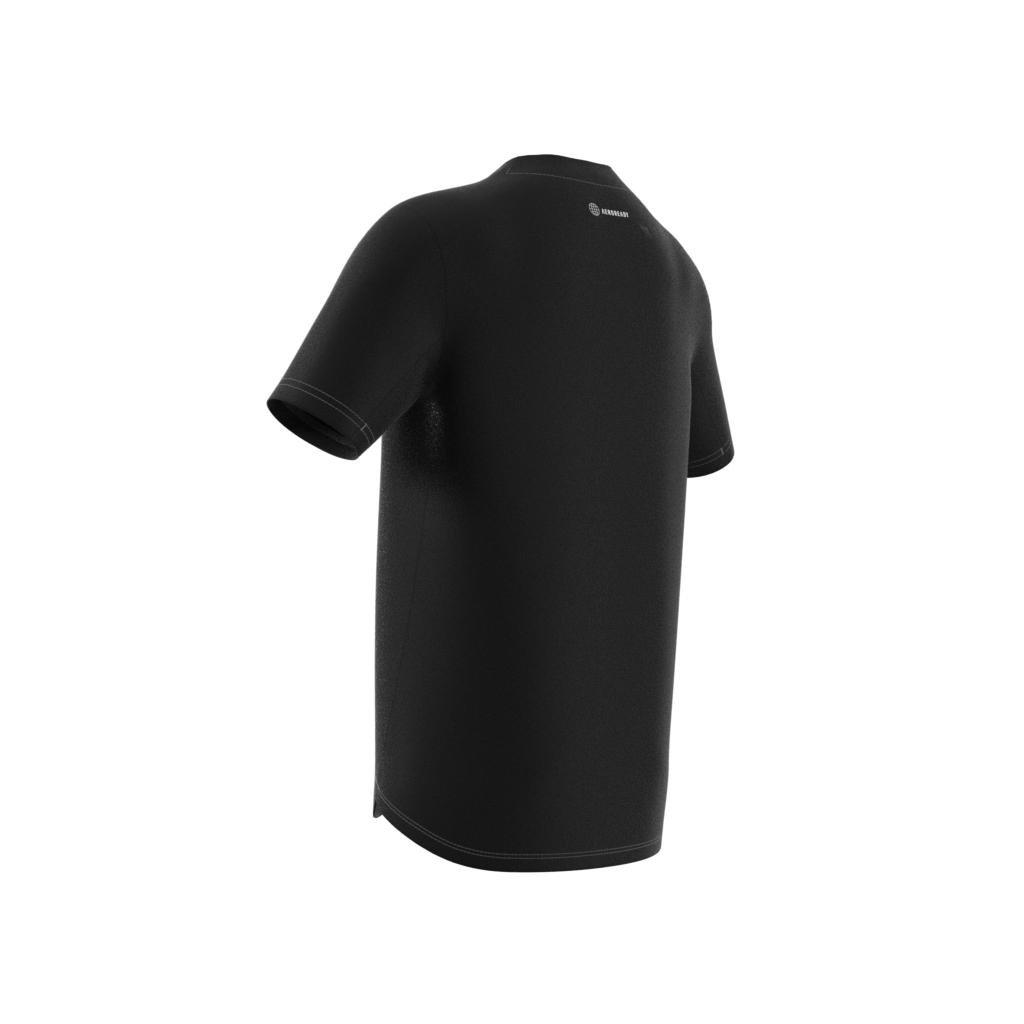 Train Icons Aeroready Logo T-Shirt, Black, A901_ONE, large image number 8