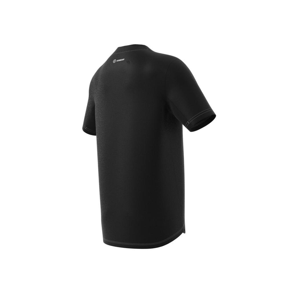 Train Icons Aeroready Logo T-Shirt, Black, A901_ONE, large image number 10