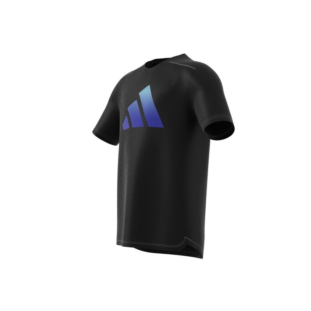 Train Icons Aeroready Logo T-Shirt, Black, A901_ONE, large image number 11