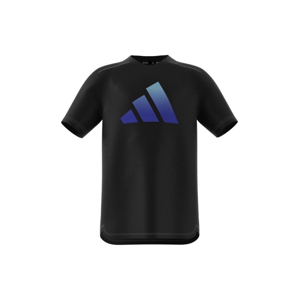 Train Icons Aeroready Logo T-Shirt, Black, A901_ONE, large image number 12