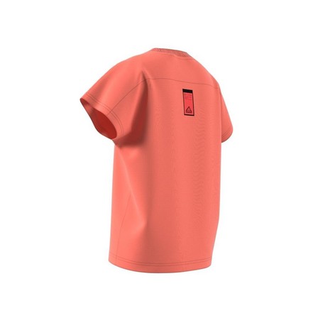 Unisex Kids City Escape All-Purpose Summer T-Shirt, Orange, A901_ONE, large image number 7