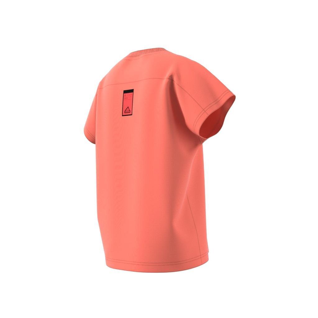 Unisex Kids City Escape All-Purpose Summer T-Shirt, Orange, A901_ONE, large image number 8