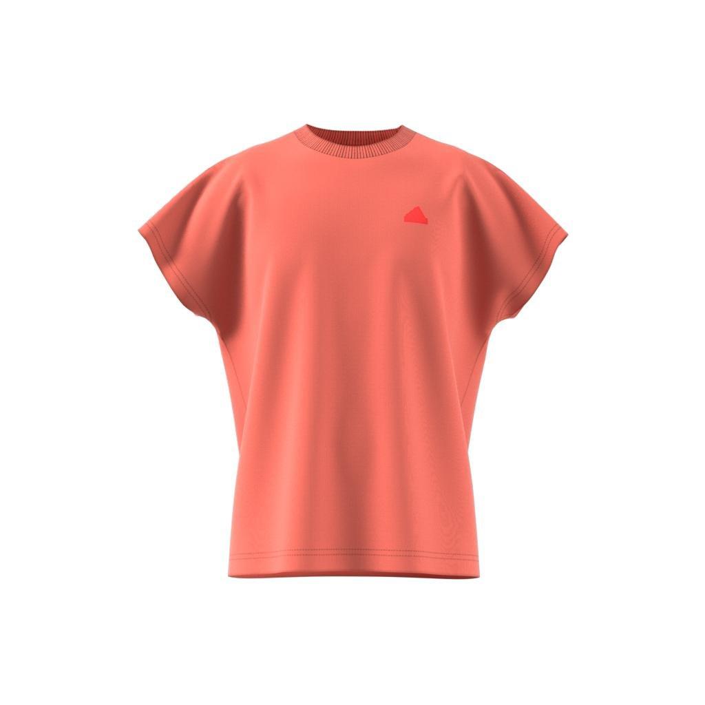 Unisex Kids City Escape All-Purpose Summer T-Shirt, Orange, A901_ONE, large image number 9