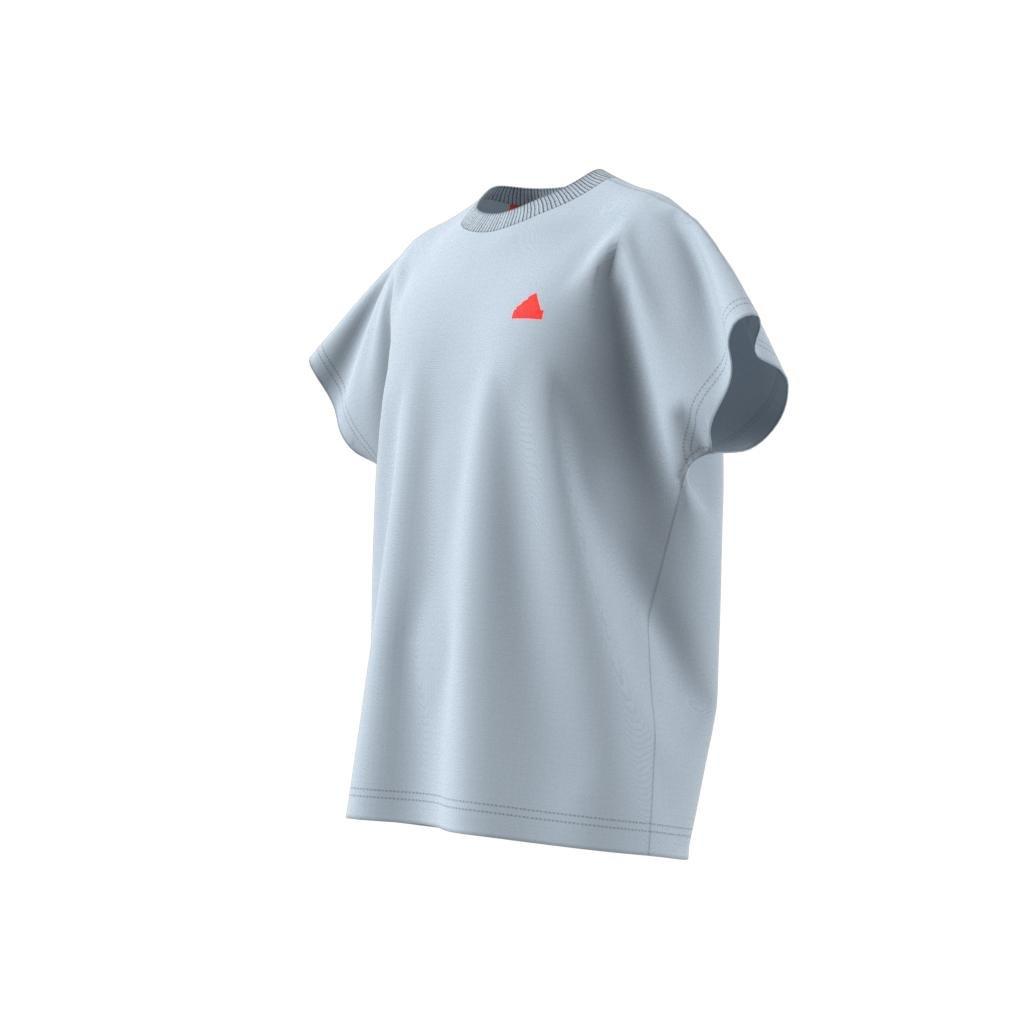 Unisex Kids City Escape All-Purpose Summer T-Shirt, Blue, A901_ONE, large image number 0