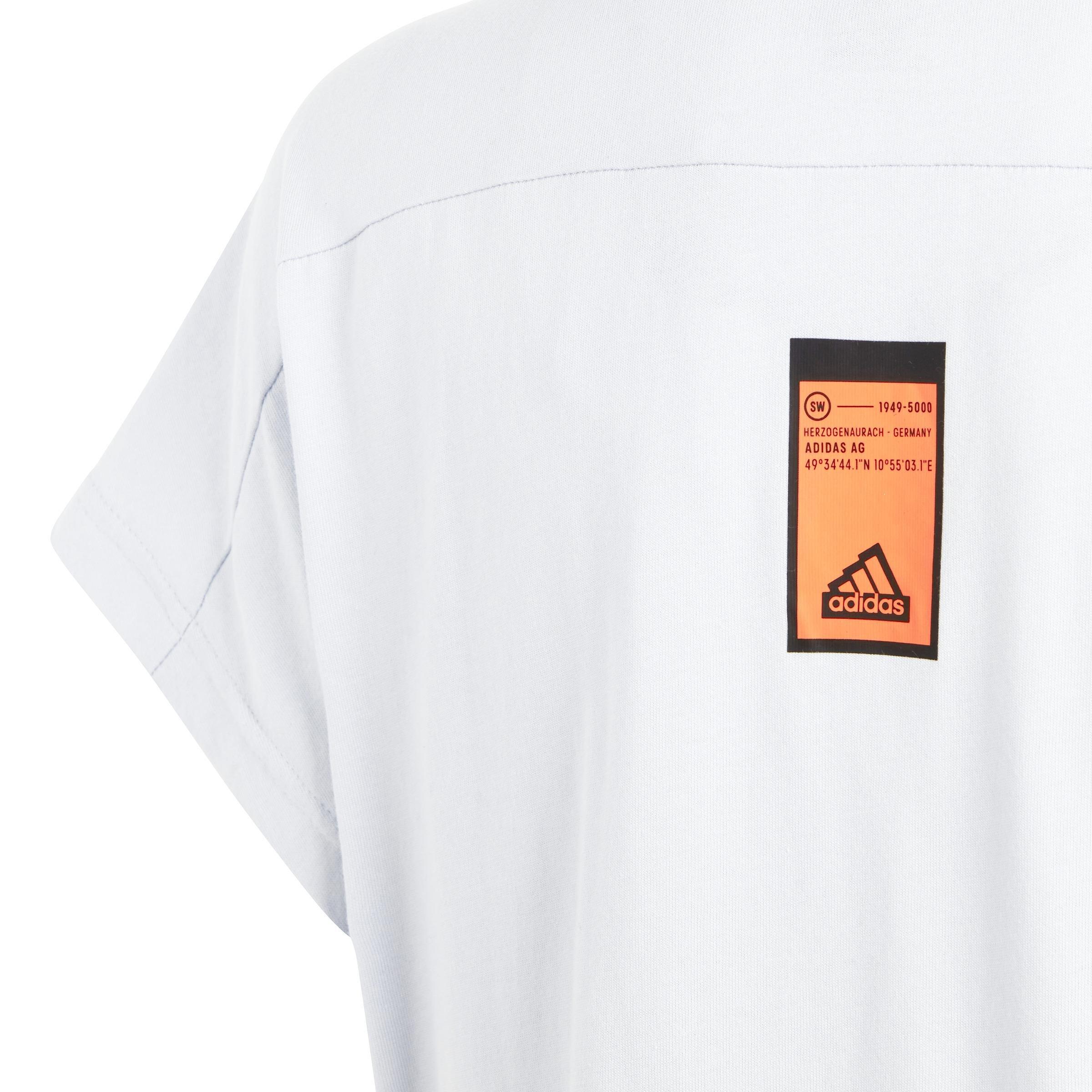 Unisex Kids City Escape All-Purpose Summer T-Shirt, Blue, A901_ONE, large image number 4