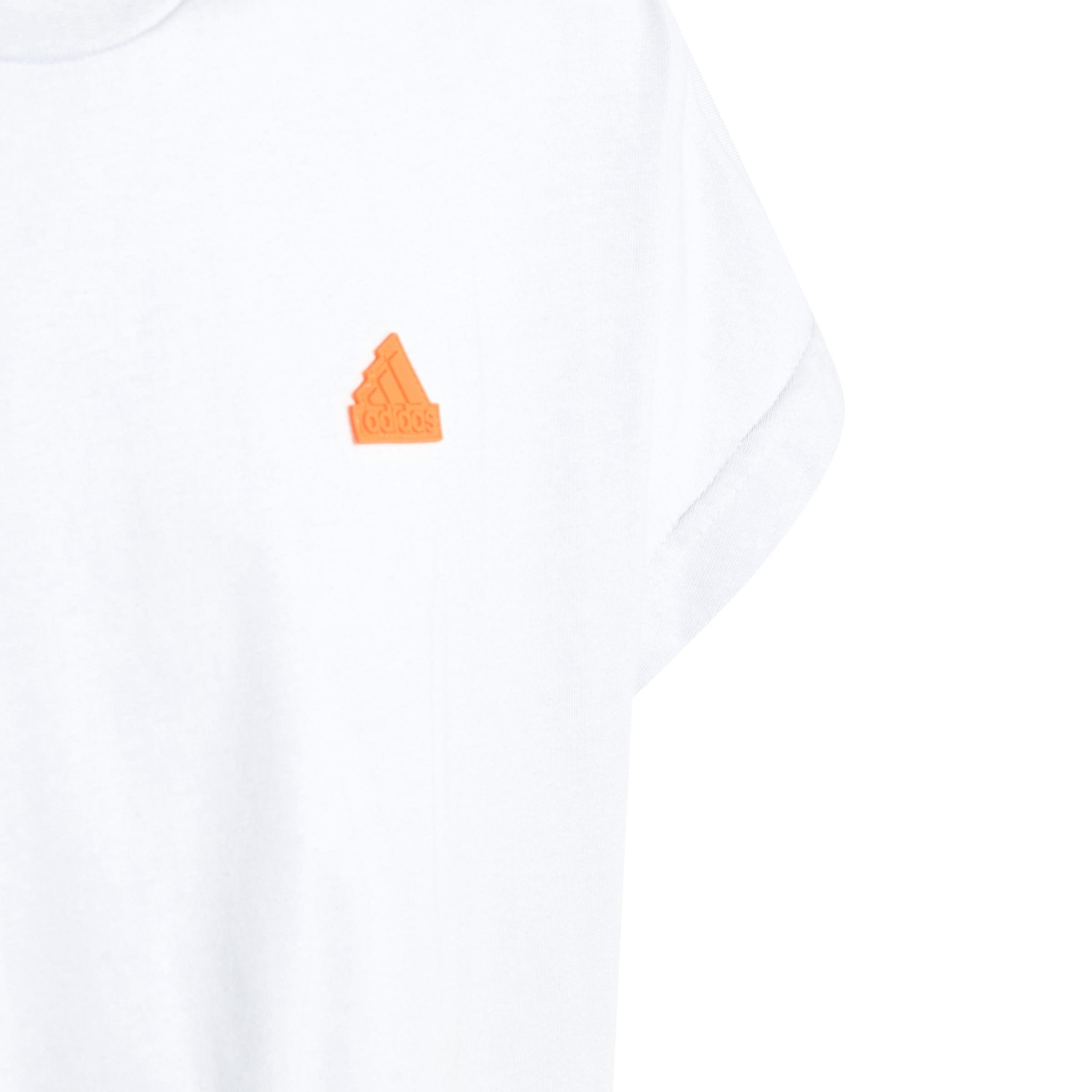 Unisex Kids City Escape All-Purpose Summer T-Shirt, Blue, A901_ONE, large image number 5