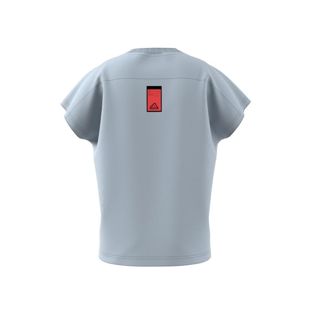 Unisex Kids City Escape All-Purpose Summer T-Shirt, Blue, A901_ONE, large image number 9