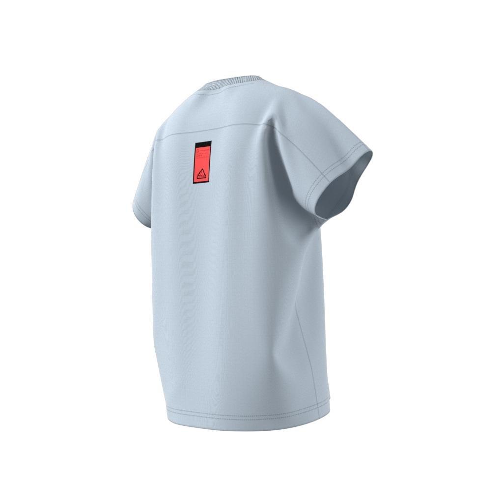 Unisex Kids City Escape All-Purpose Summer T-Shirt, Blue, A901_ONE, large image number 12