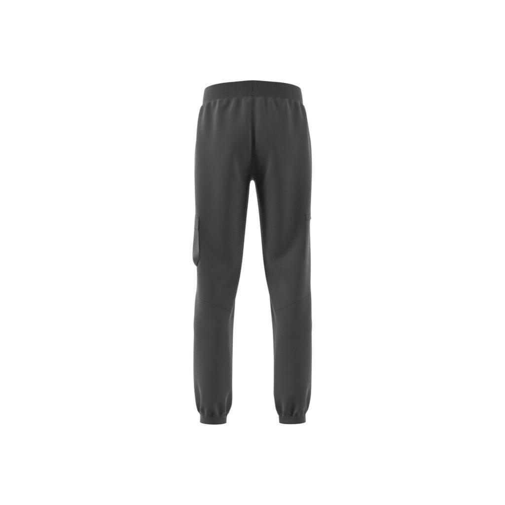 Unisex Kids City Escape Woven Cargo Pocket Tracksuit Bottoms, Grey, , large image number 9
