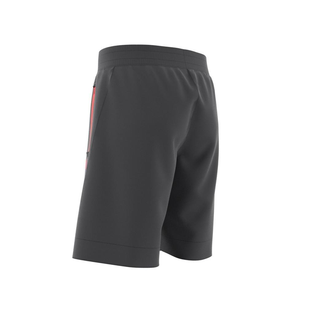 Unisex Kids City Escape Casual Adjustable Woven Shorts, Grey, , large image number 12