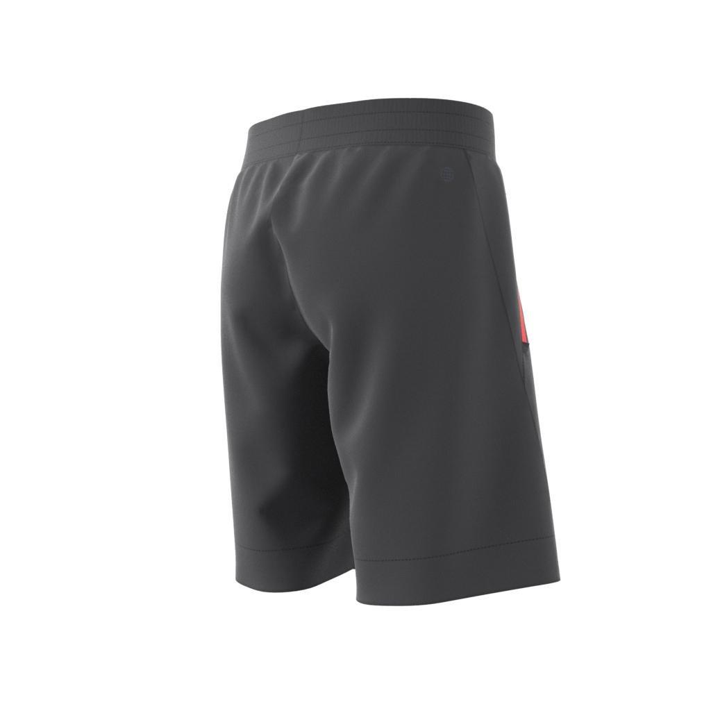 Unisex Kids City Escape Casual Adjustable Woven Shorts, Grey, , large image number 14