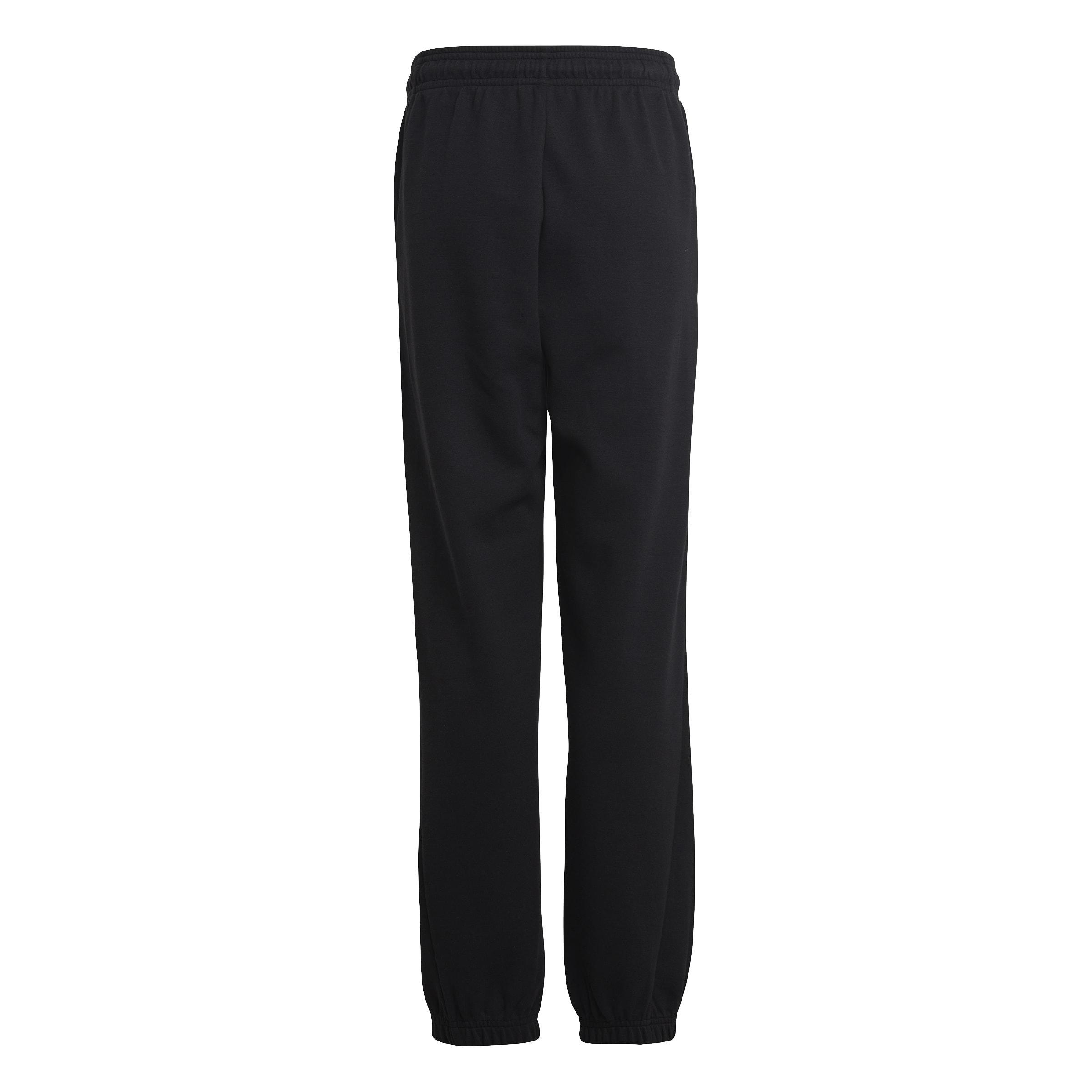 Unisex Kids Future Icons Logo Tracksuit Bottoms, Black, A901_ONE, large image number 3