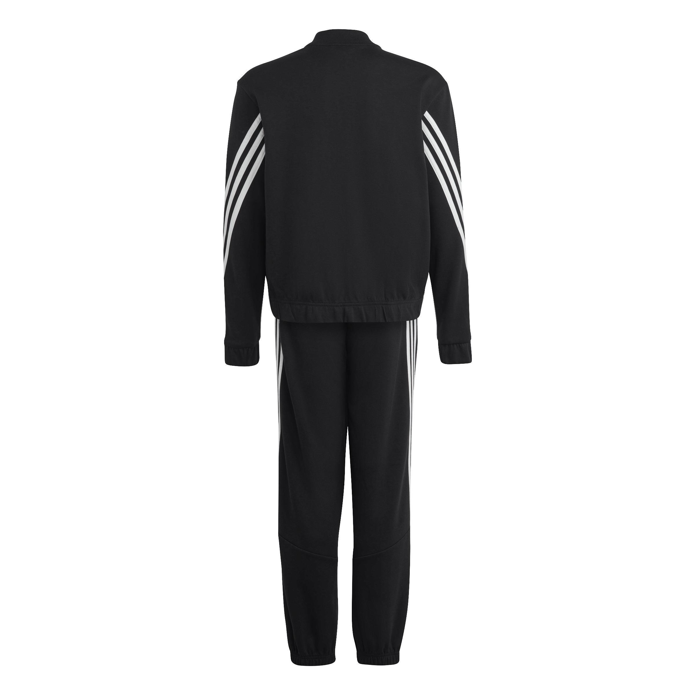 Unisex Kids Future Icons 3-Stripes Tracksuit, Black, A901_ONE, large image number 3