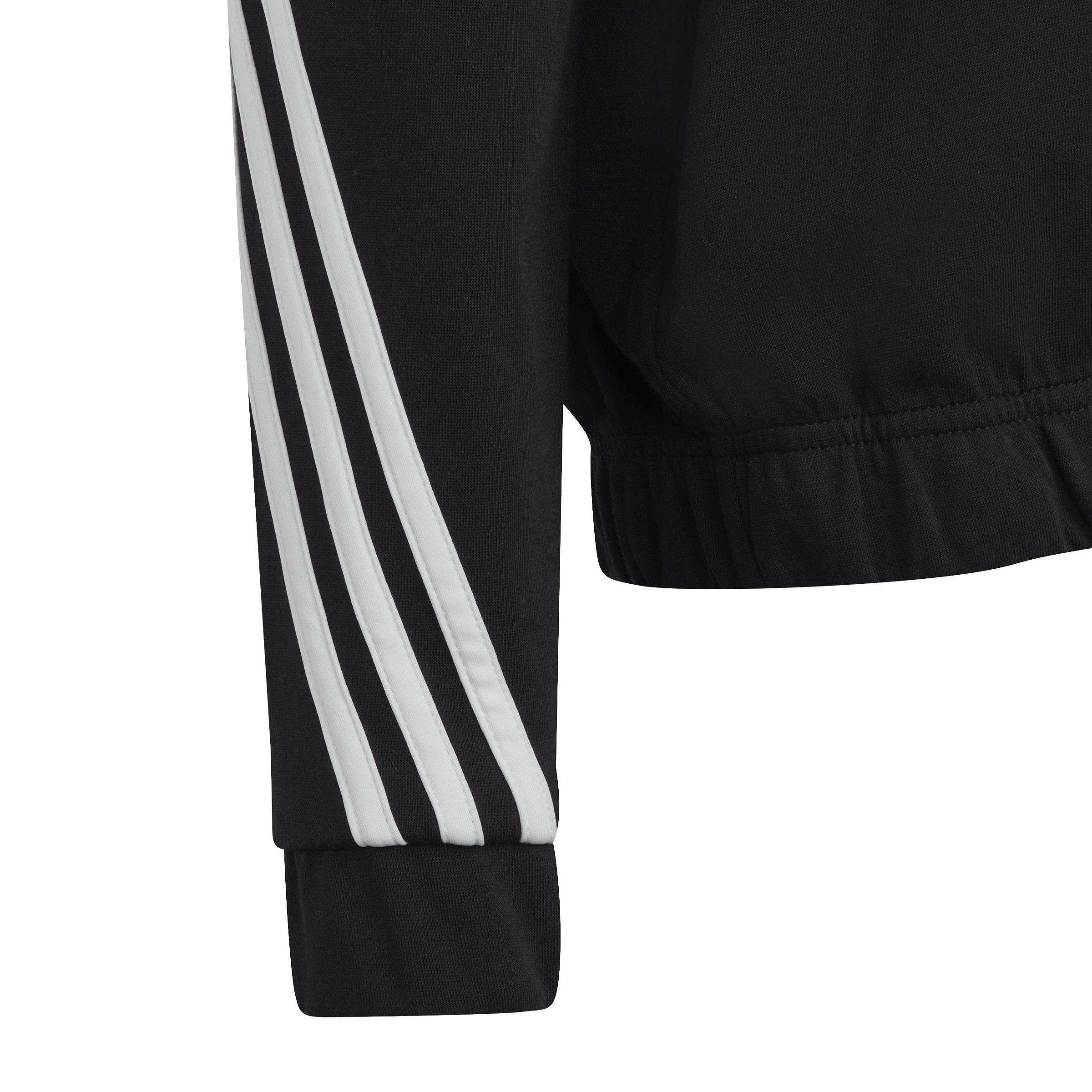 Unisex Kids Future Icons 3-Stripes Tracksuit, Black, A901_ONE, large image number 4