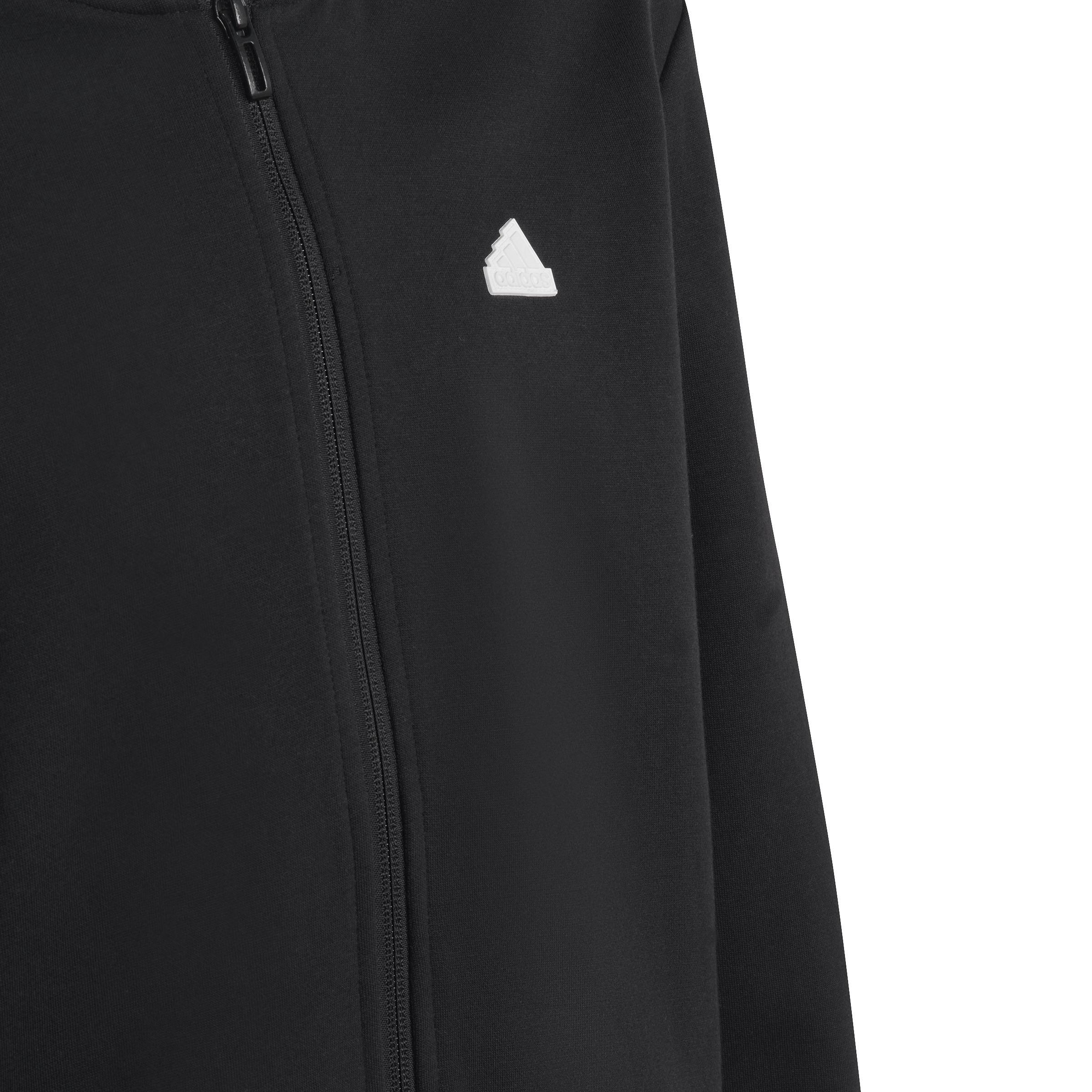 Unisex Kids Future Icons 3-Stripes Tracksuit, Black, A901_ONE, large image number 6