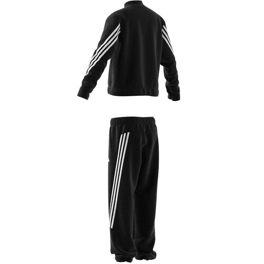 Unisex Kids Future Icons 3-Stripes Tracksuit, Black, A901_ONE, large image number 7