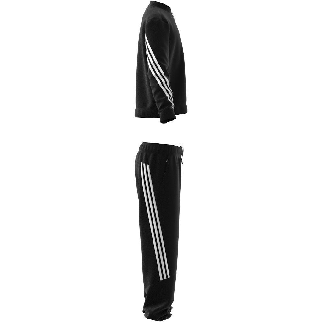 Unisex Kids Future Icons 3-Stripes Tracksuit, Black, A901_ONE, large image number 11