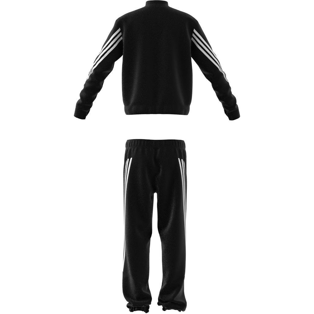 Unisex Kids Future Icons 3-Stripes Tracksuit, Black, A901_ONE, large image number 12