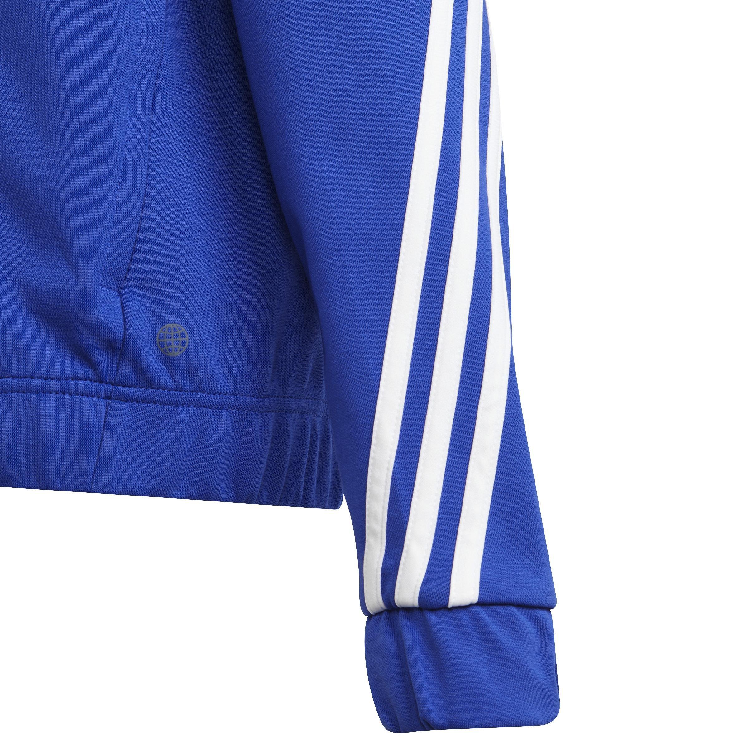 Unisex Kids Future Icons 3-Stripes Tracksuit, Blue, A901_ONE, large image number 6