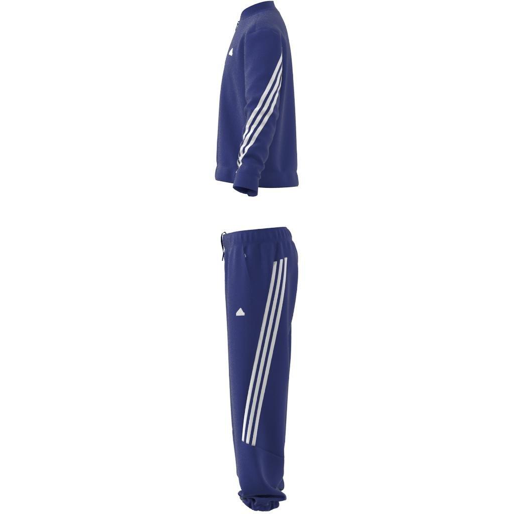 Unisex Kids Future Icons 3-Stripes Tracksuit, Blue, A901_ONE, large image number 8