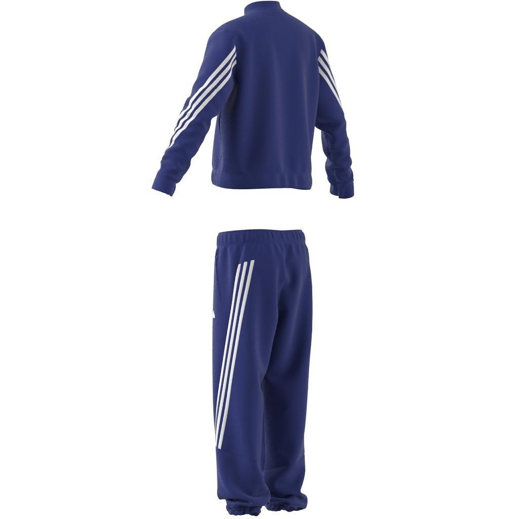 Unisex Kids Future Icons 3-Stripes Tracksuit, Blue, A901_ONE, large image number 9