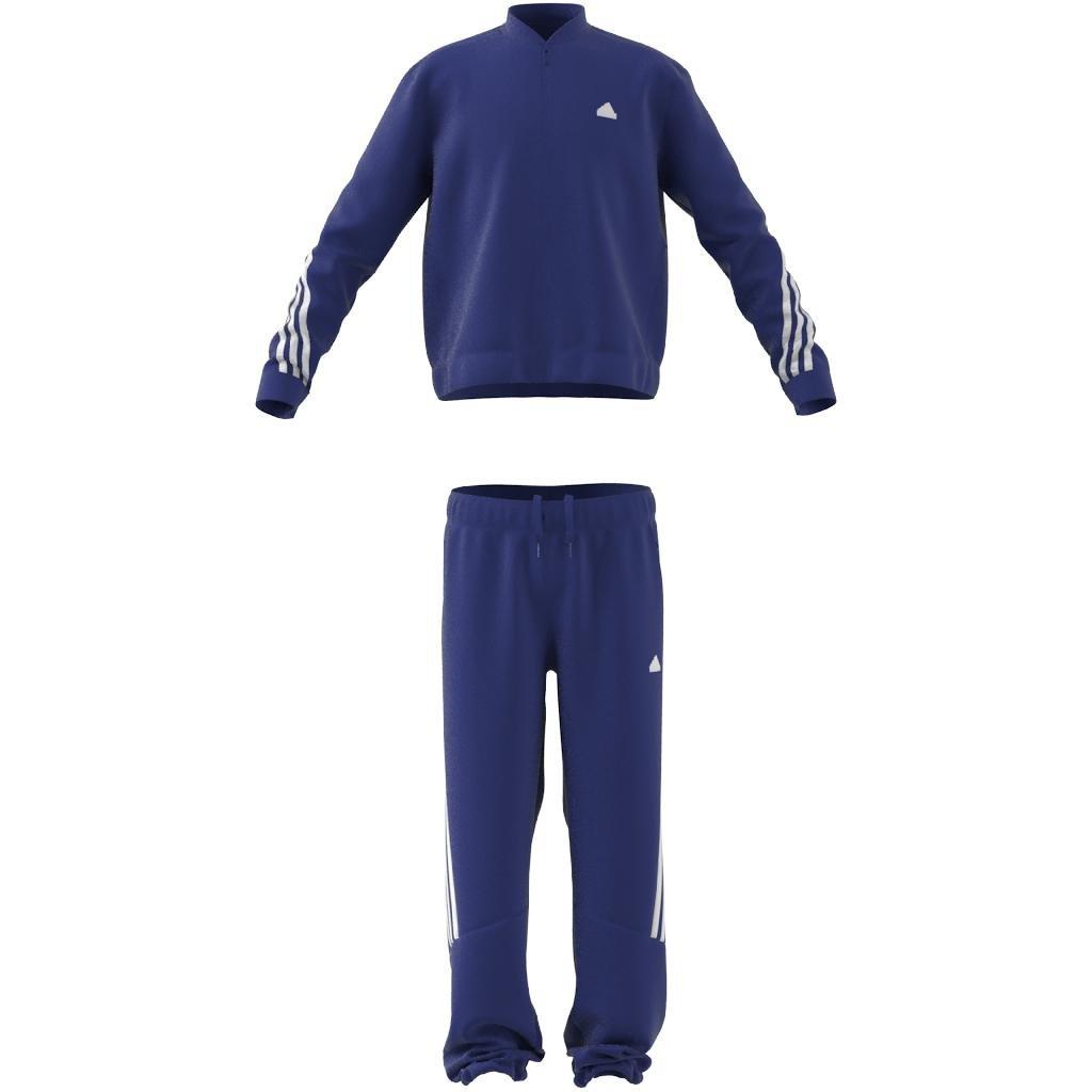 Unisex Kids Future Icons 3-Stripes Tracksuit, Blue, , large image number 10