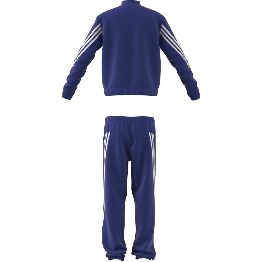 Unisex Kids Future Icons 3-Stripes Tracksuit, Blue, A901_ONE, large image number 14