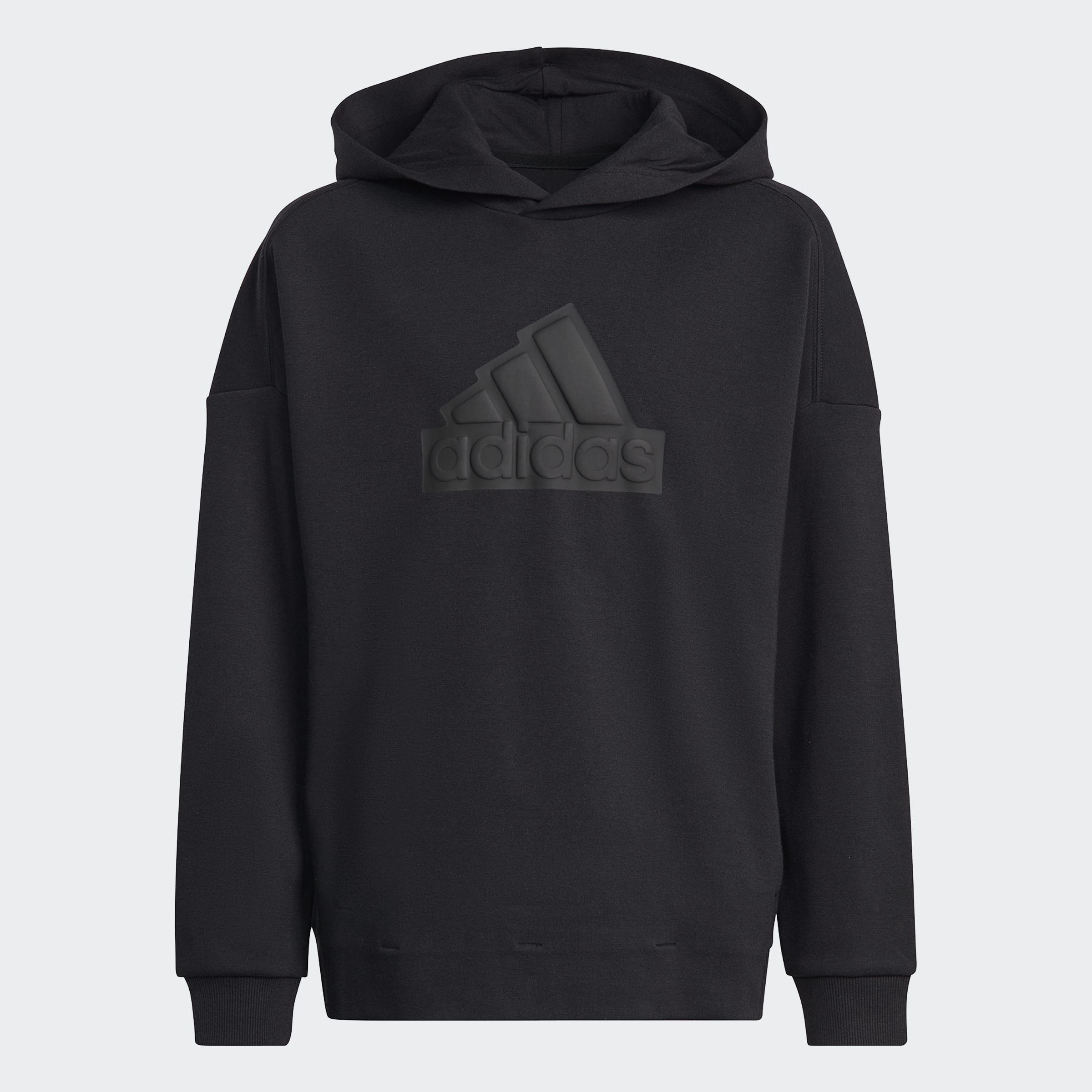 Unisex Kids Future Icons Logo Hoodie, Black