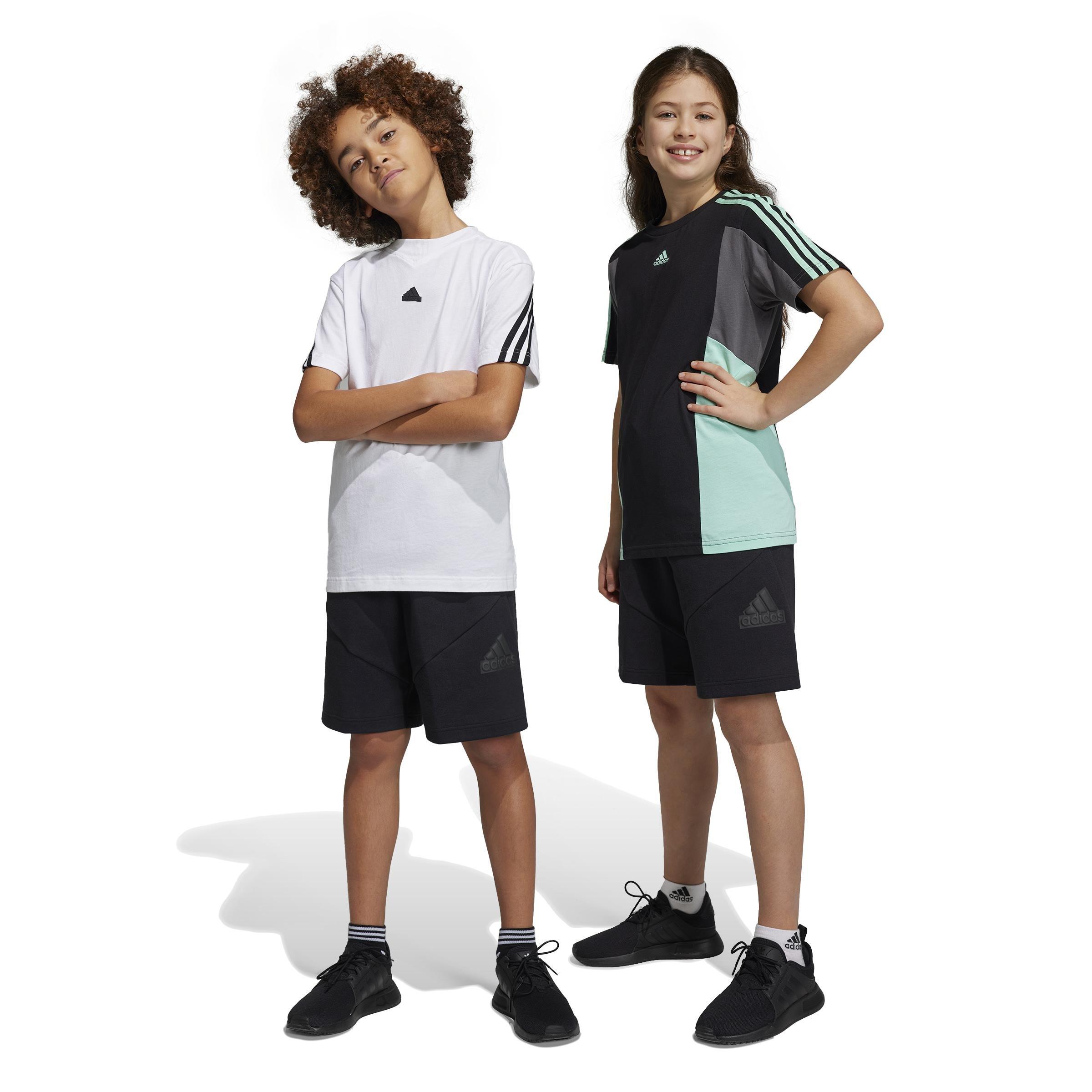 Unisex Kids Future Icons Logo 8-Inch Shorts, Black, , large image number 7