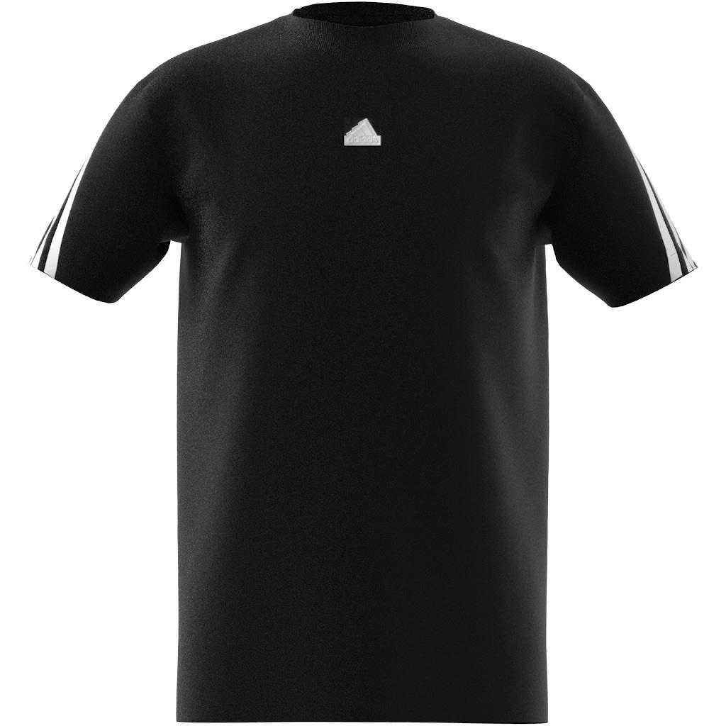 Unisex Kids Future Icons 3-Stripes T-Shirt, Black, A901_ONE, large image number 10