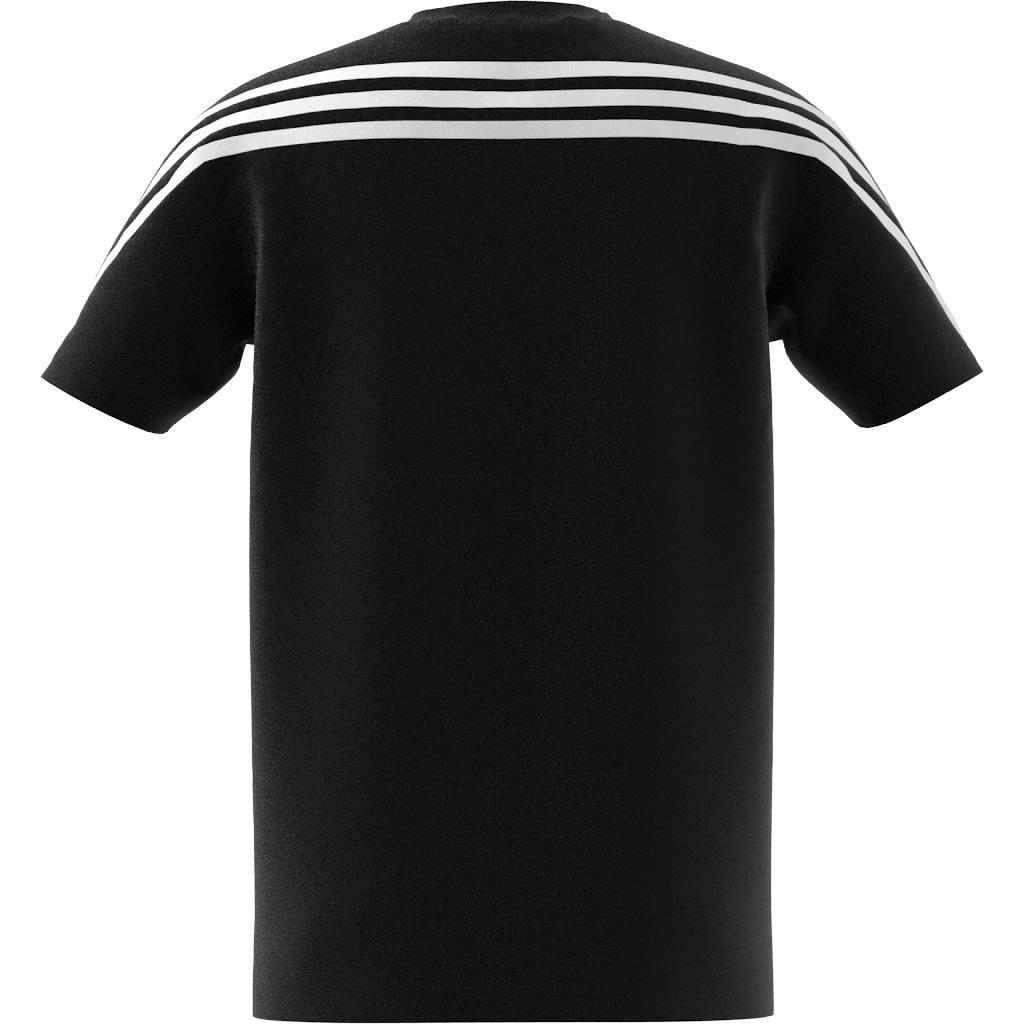 Unisex Kids Future Icons 3-Stripes T-Shirt, Black, A901_ONE, large image number 12