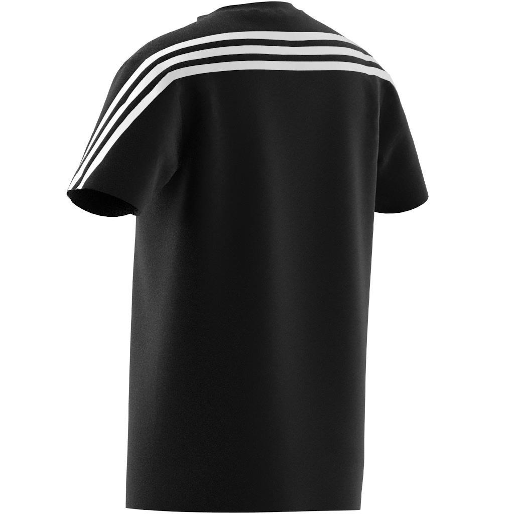 Unisex Kids Future Icons 3-Stripes T-Shirt, Black, A901_ONE, large image number 14