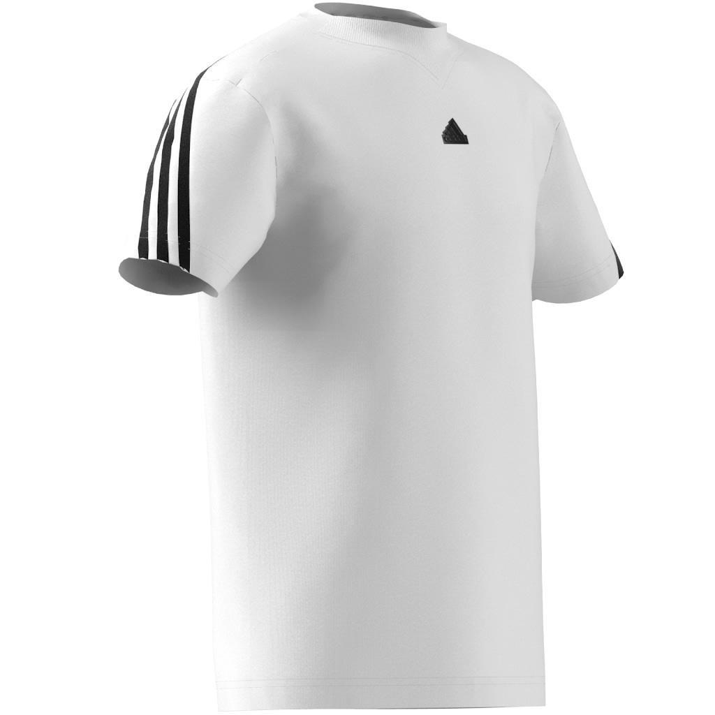 Unisex Kids Future Icons 3-Stripes T-Shirt, White, A901_ONE, large image number 7