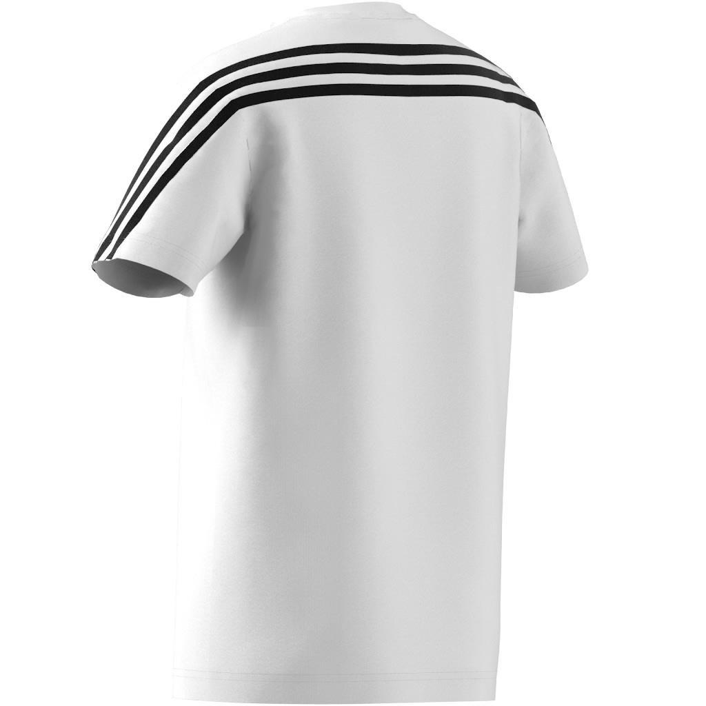 Unisex Kids Future Icons 3-Stripes T-Shirt, White, A901_ONE, large image number 8