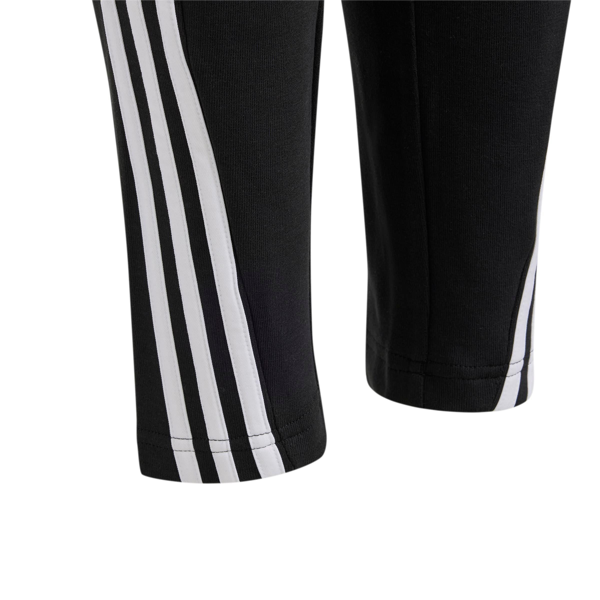 Unisex Kids Future Icons 3-Stripes Ankle-Length Joggers, Black, A901_ONE, large image number 2