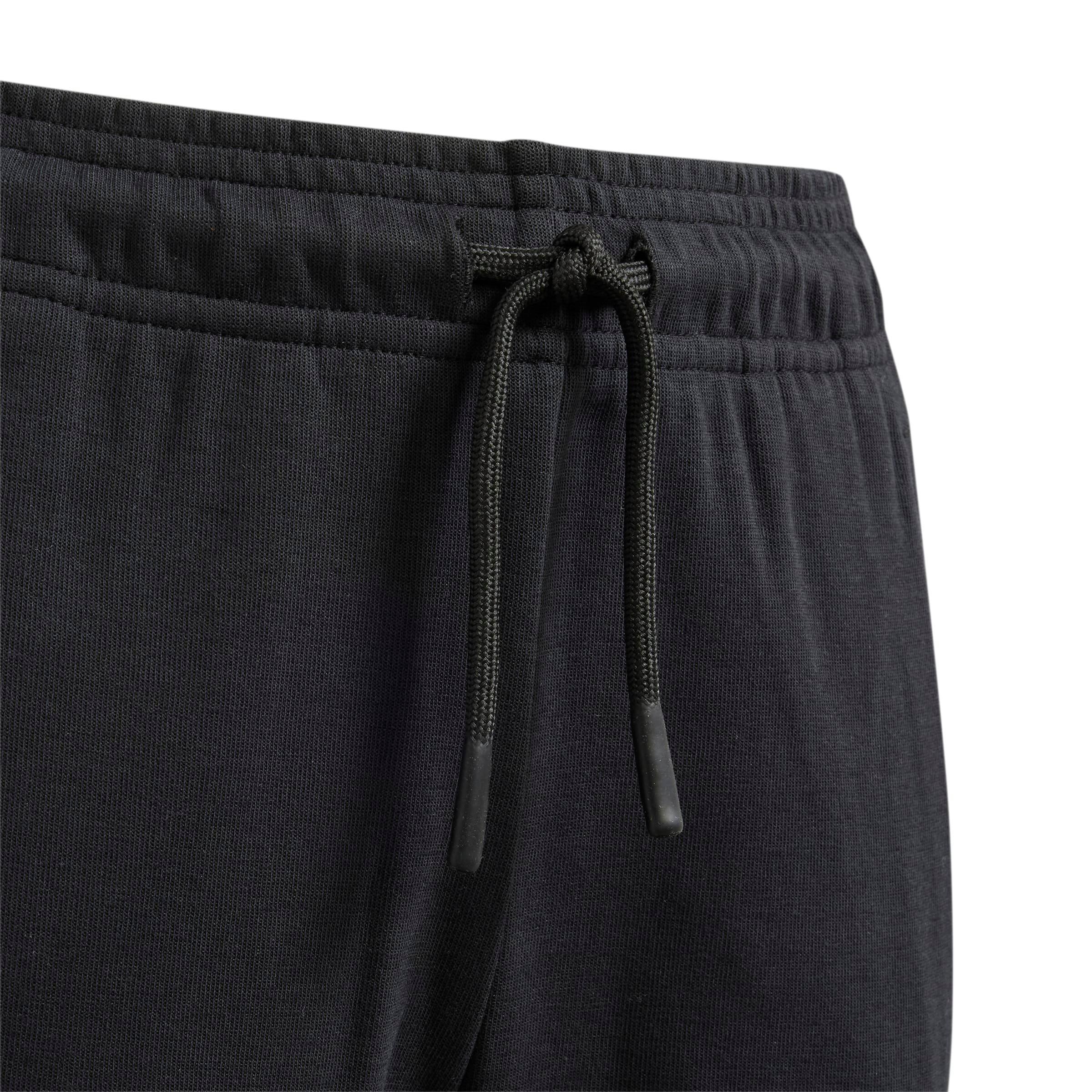 Unisex Kids Future Icons 3-Stripes Ankle-Length Joggers, Black, A901_ONE, large image number 4