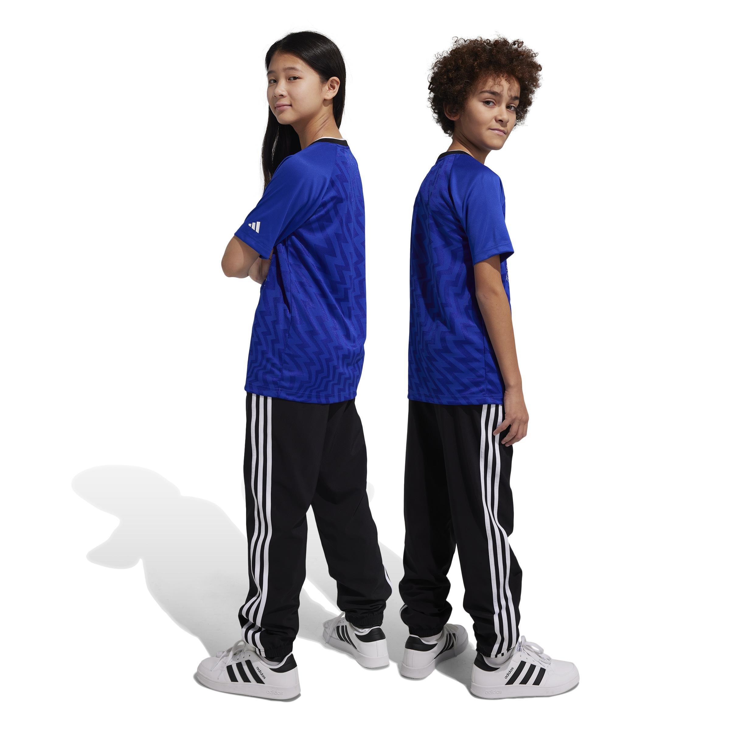 Unisex Kids Essentials 3-Stripes Woven Tracksuit Bottoms, Black, , large image number 3