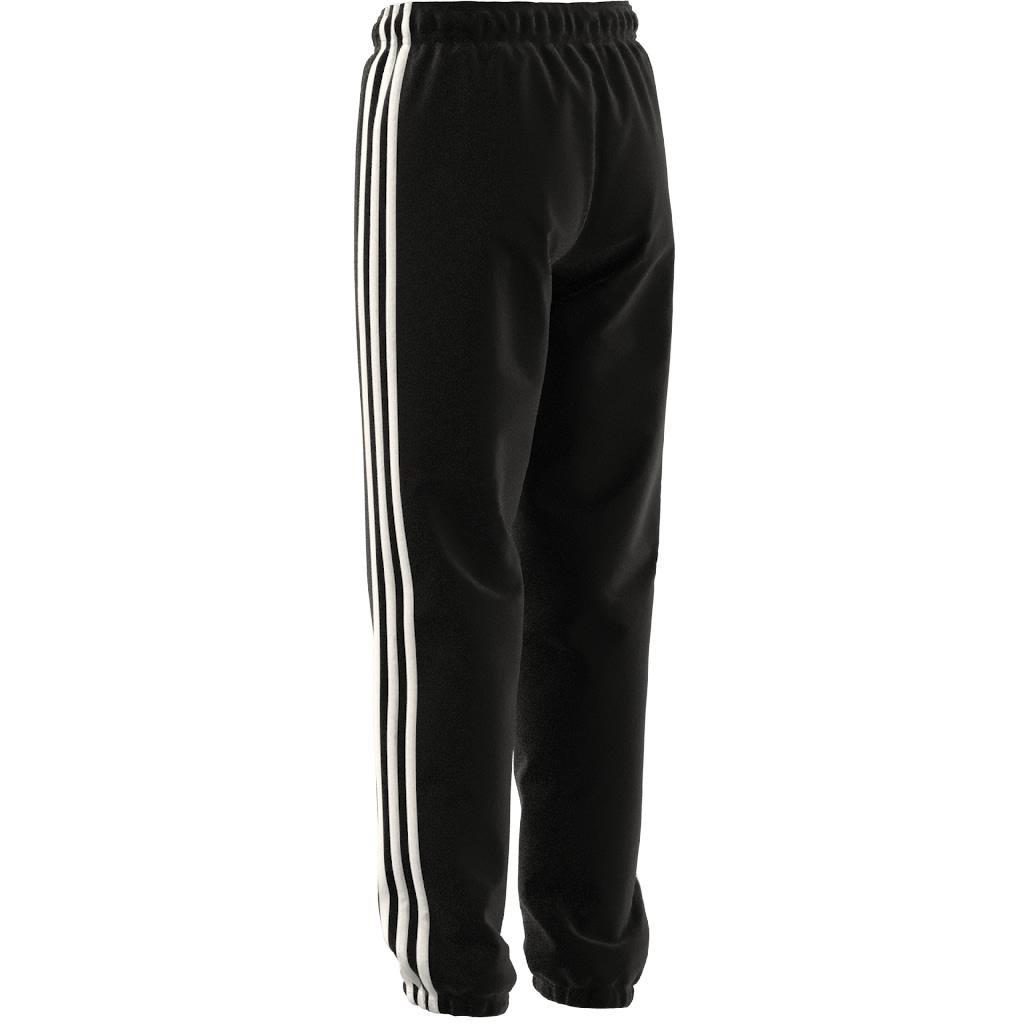 Unisex Kids Essentials 3-Stripes Woven Tracksuit Bottoms, Black, , large image number 9