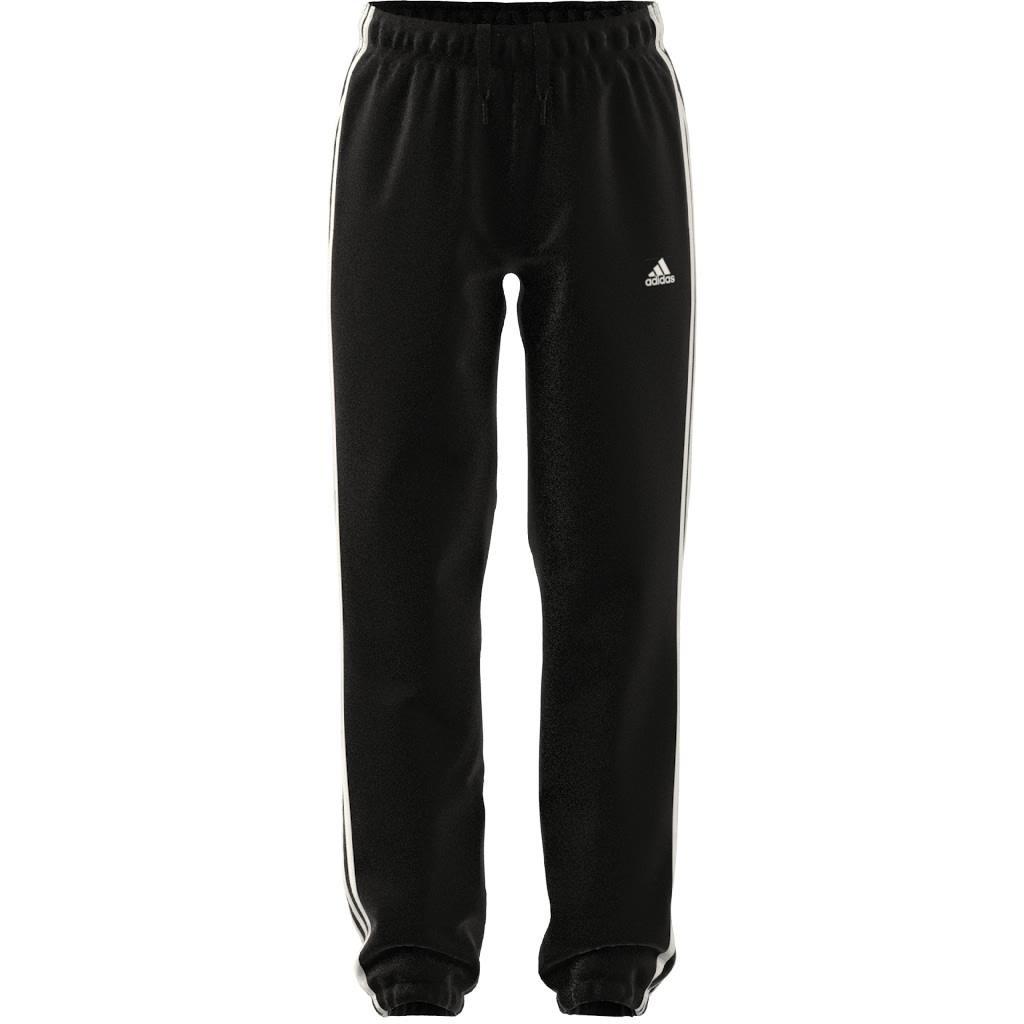 Unisex Kids Essentials 3-Stripes Woven Tracksuit Bottoms, Black, , large image number 11
