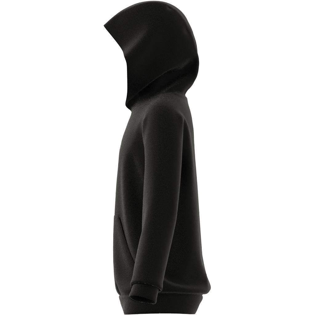 Unisex Kids Brand Love Allover Print Sweatshirt, Black, , large image number 8