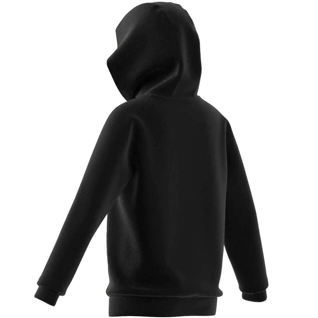 Unisex Kids Brand Love Allover Print Sweatshirt, Black, , large image number 9