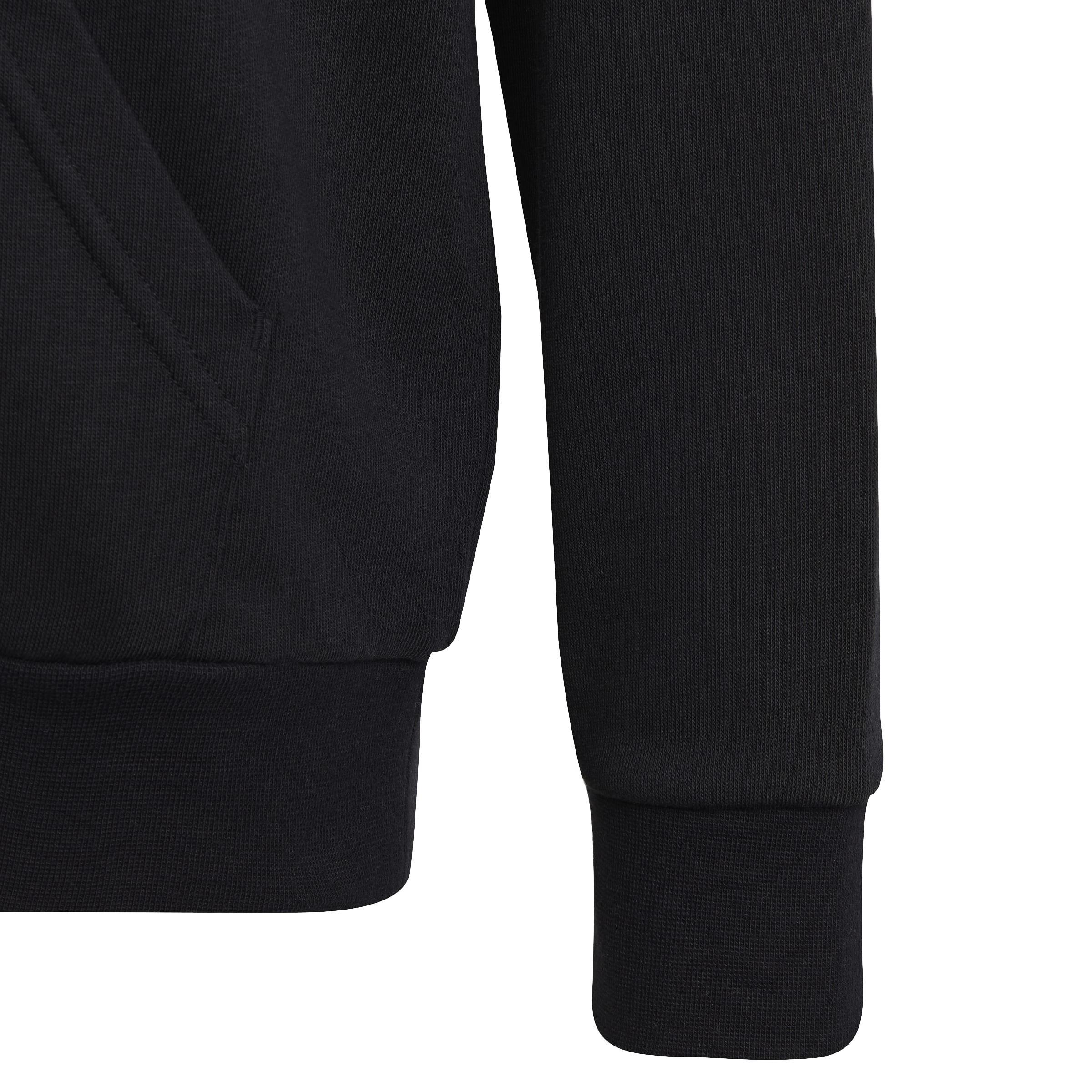 Kids Unisex Big Logo Essentials Cotton Hoodie, Black, A901_ONE, large image number 4