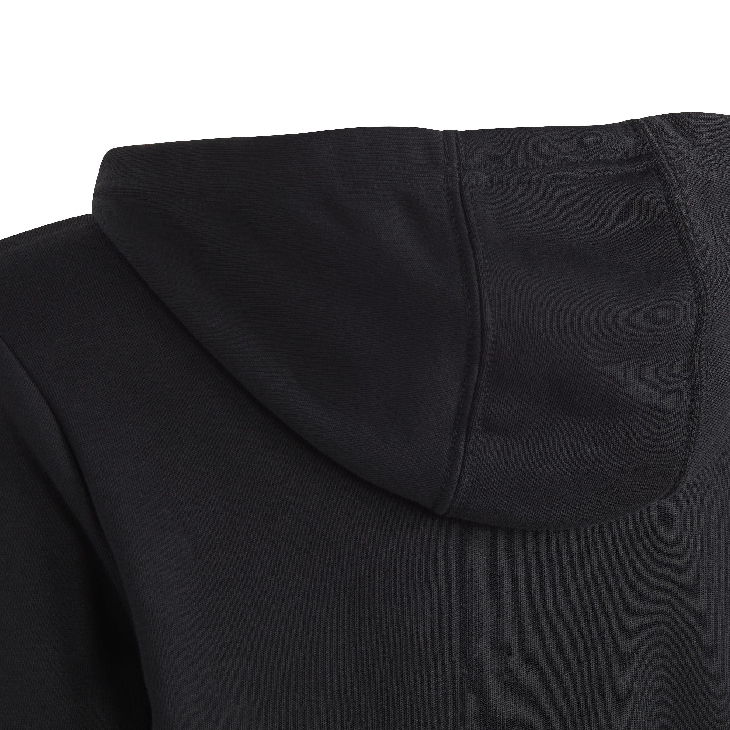 Kids Unisex Big Logo Essentials Cotton Hoodie, Black, A901_ONE, large image number 5