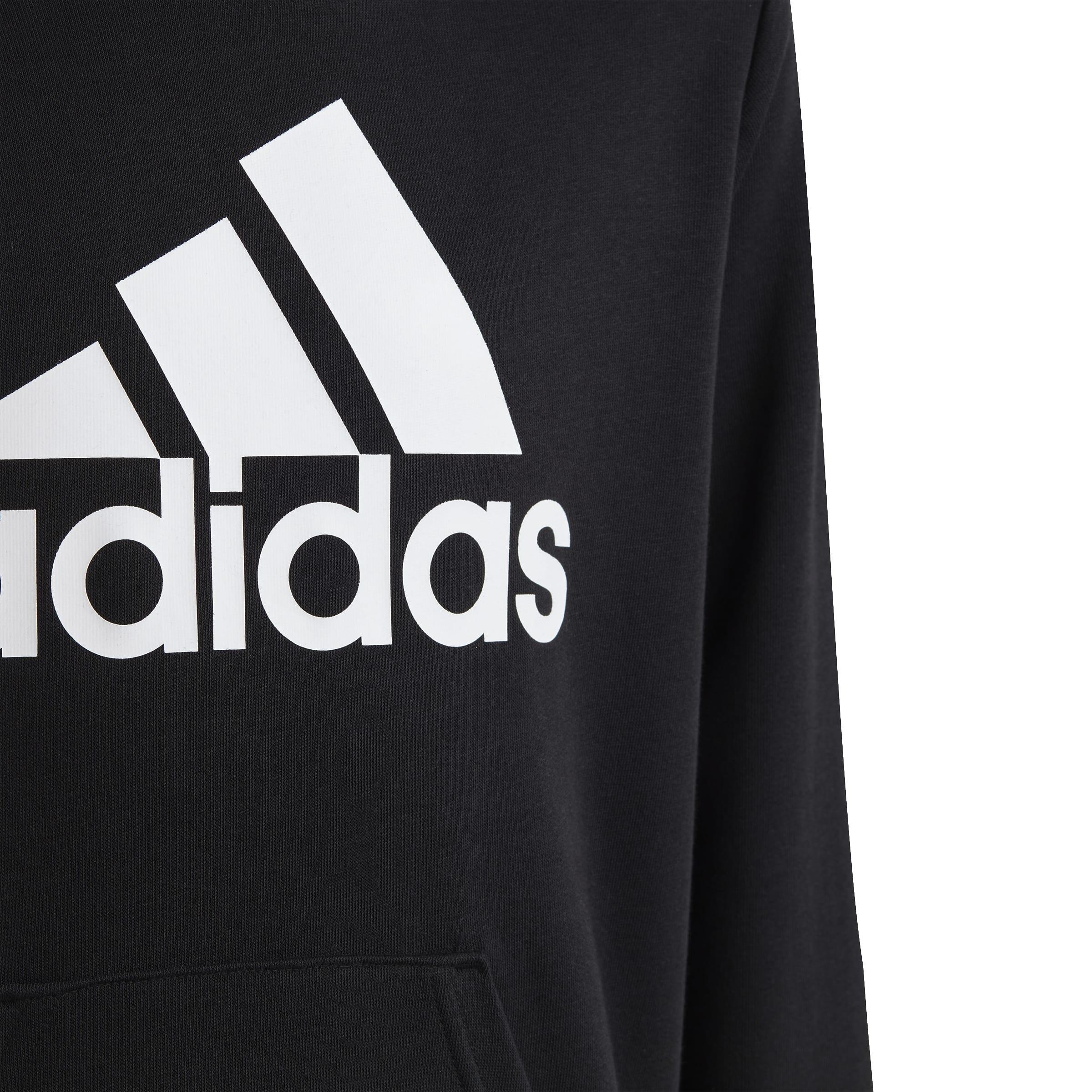Kids Unisex Big Logo Essentials Cotton Hoodie, Black, A901_ONE, large image number 6