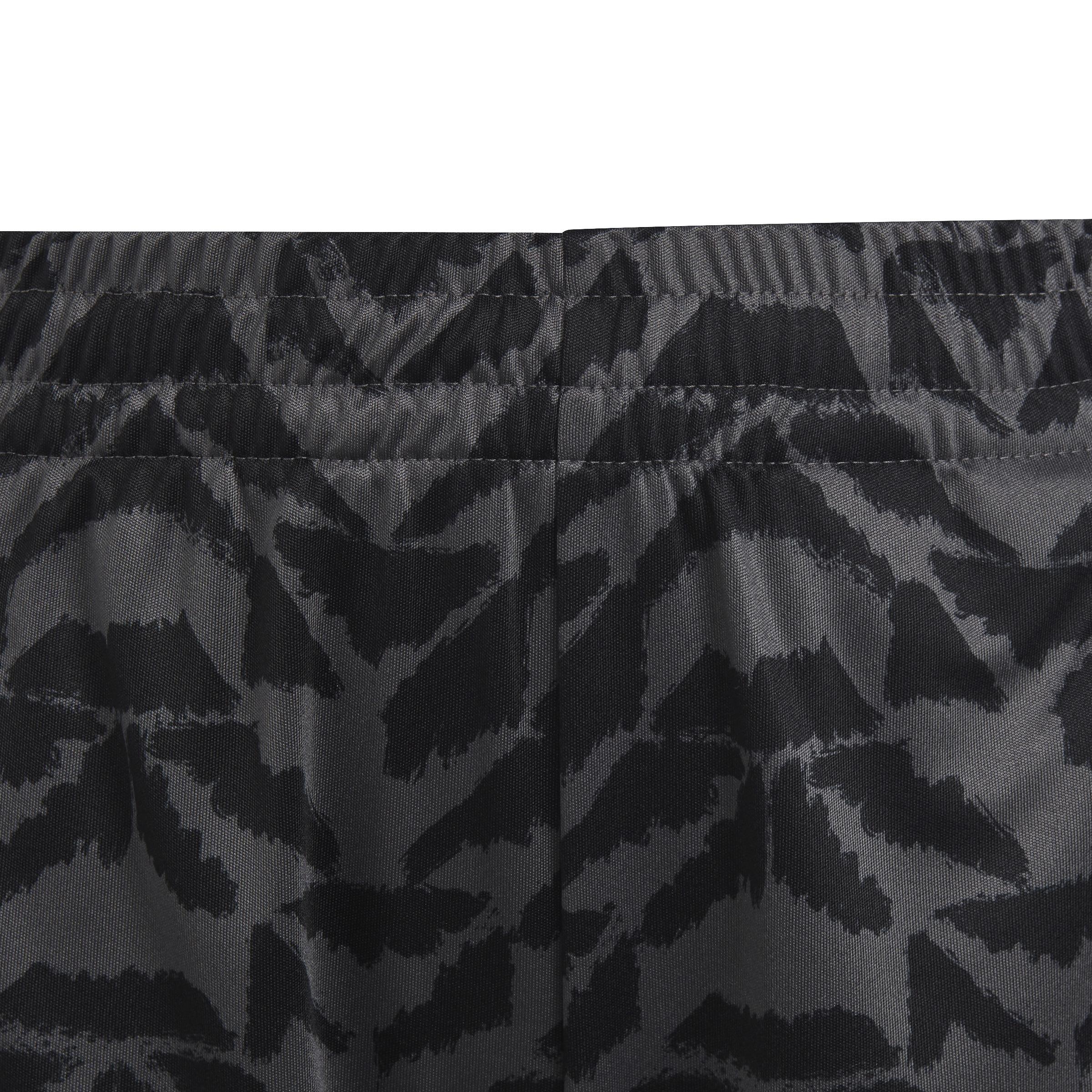 Unisex Kids Football Celebration Shorts, Grey, A901_ONE, large image number 4