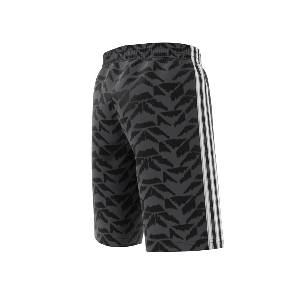 Unisex Kids Football Celebration Shorts, Grey, A901_ONE, large image number 9