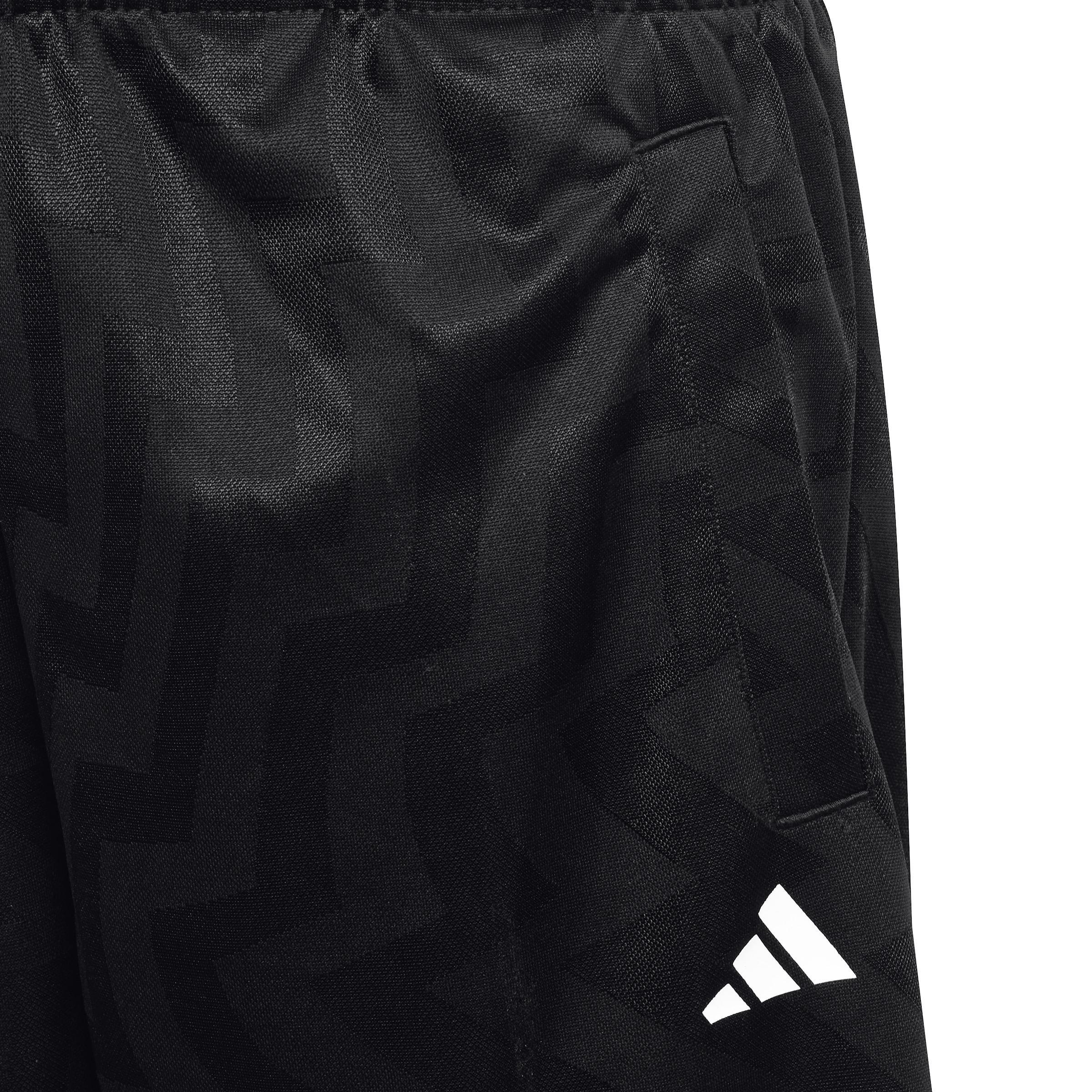 Unisex Football-Inspired Predator Shorts, Black, A901_ONE, large image number 3