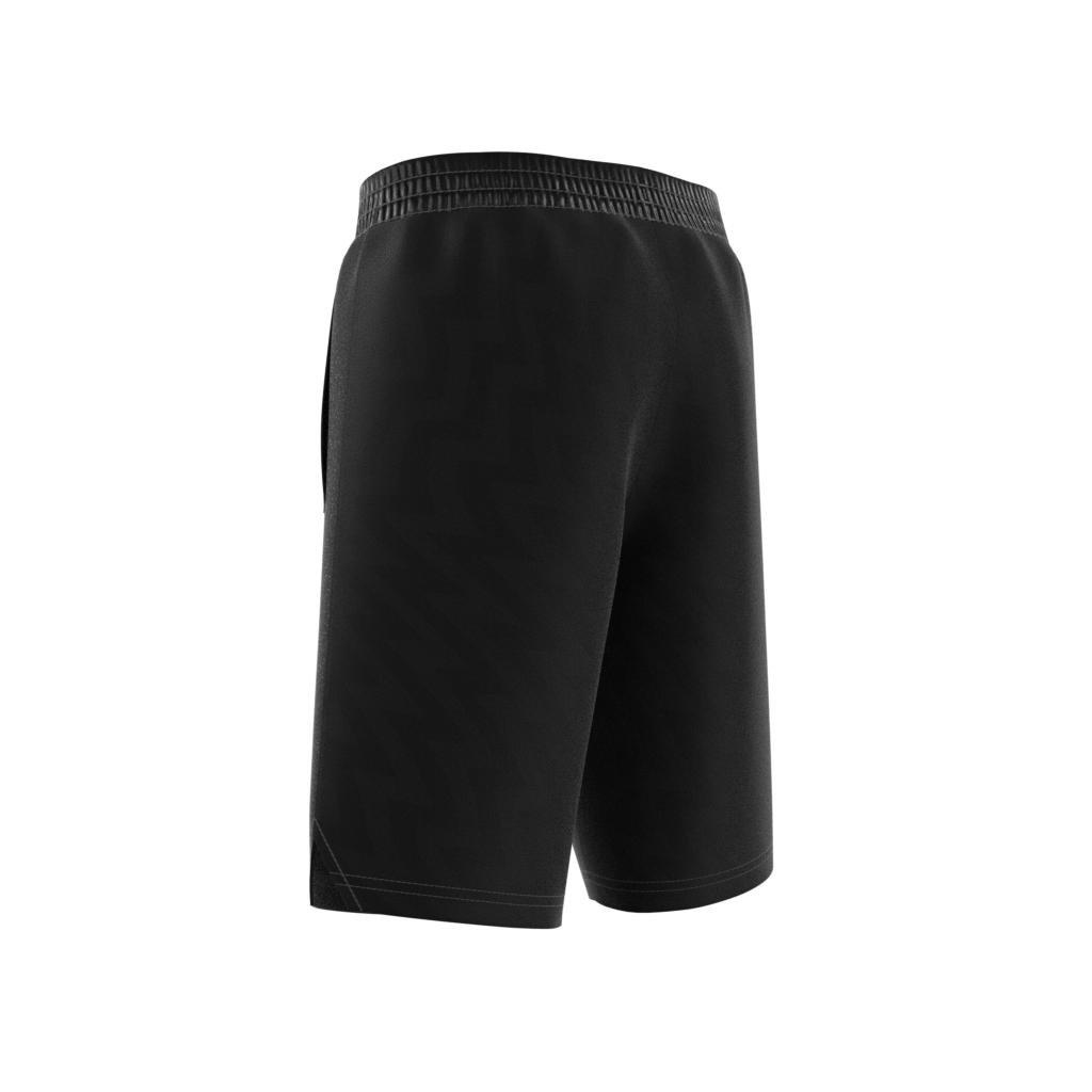 Unisex Kids Football-Inspired Predator Shorts, Black, A901_ONE, large image number 10
