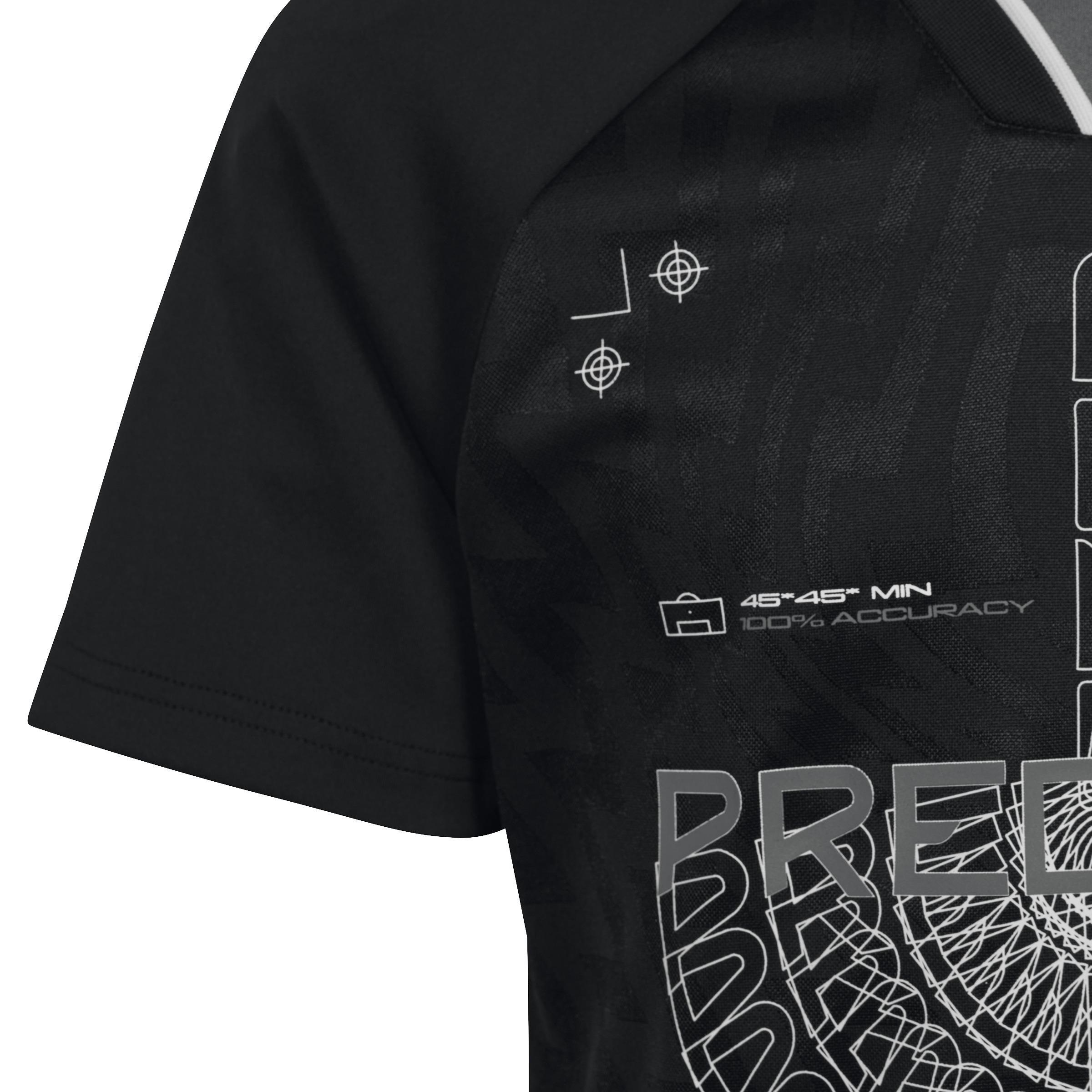 Unisex Kids Football-Inspired Predator Jersey, Black, A901_ONE, large image number 3