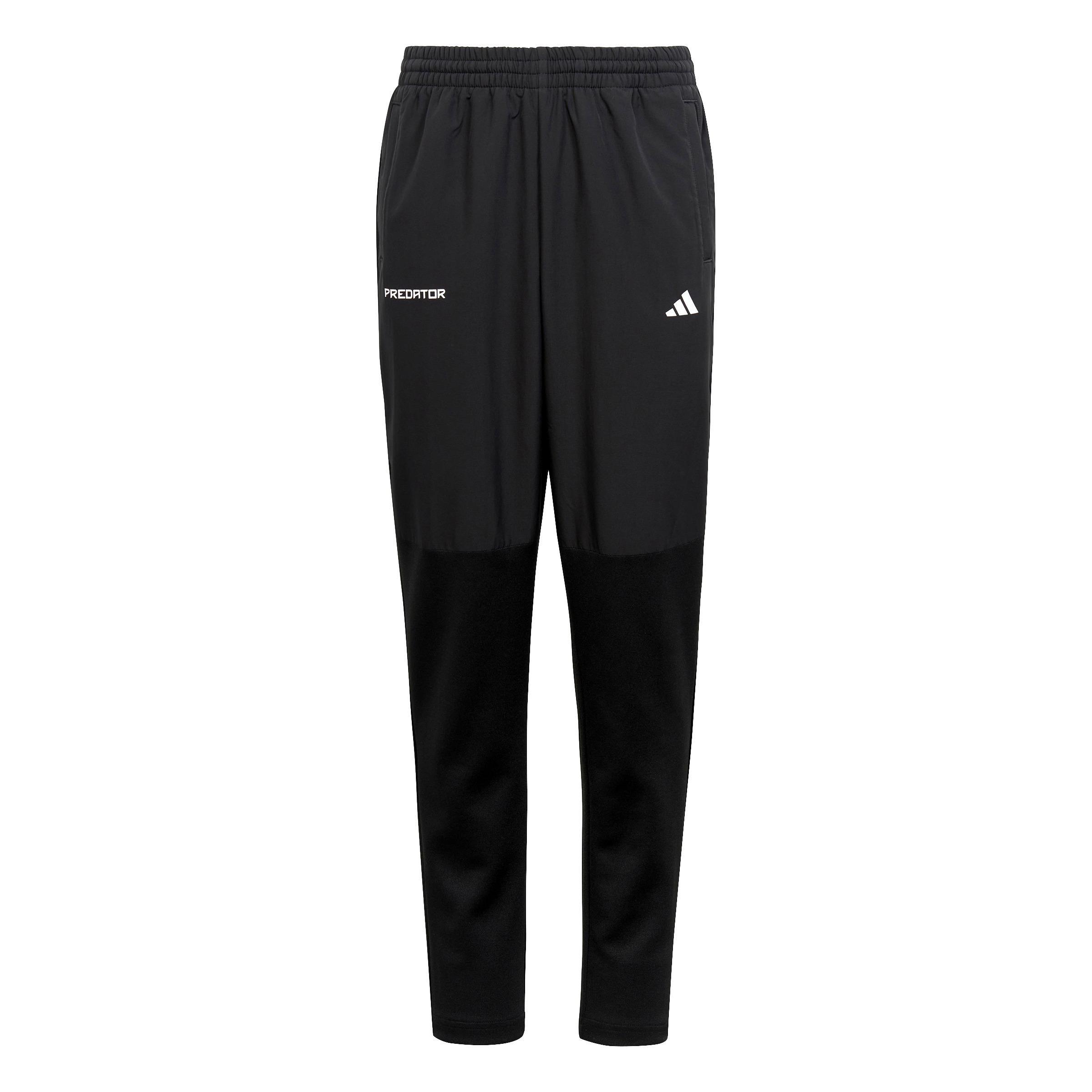 Unisex Kids Football-Inspired Predator Joggers, Black, A901_ONE, large image number 2